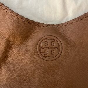 Tory Burch Cognac Leather Tote and dust bag